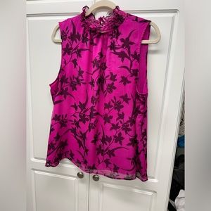 Vince Camuto Pink Floral Camisole
